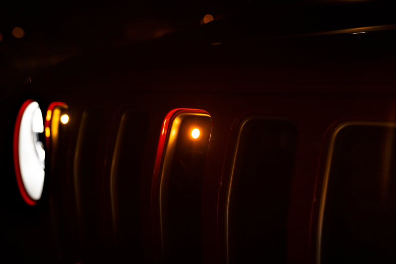 DV8 Offroad 2018+ Jeep JL Grill Amber Marker Lights - #GRJL-02