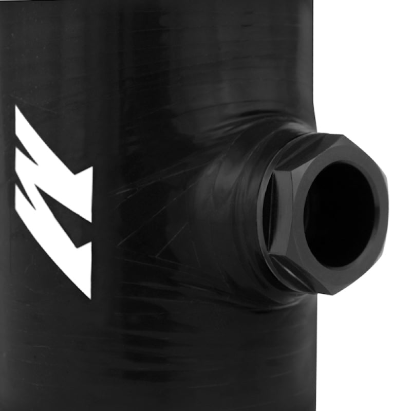 Mishimoto 2.5in Black Silicone Coupler w/ 1/8in NPT Bung - #MMCP-25NPTBK