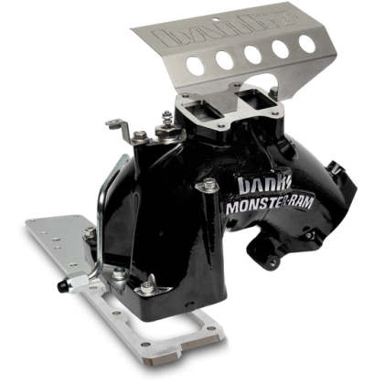 Banks Power Monster-Ram® Intake System W/Fuel Line - 2007.5-12 Dodge/RAM 2500/3500 6.7L Cummins, Black, w/Heater System Upgrade