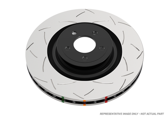 DBA 2013-2014 Chevrolet Corvette C7 - Base / Z51 Rear T3 4000 Series Uni-Directional Slotted Rotor