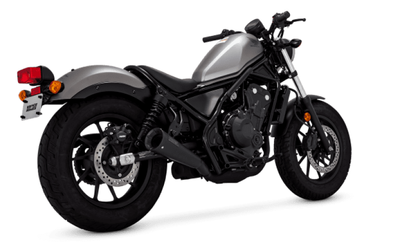 Vance & Hines 48421 Upsweep Slip-On Black for 2017-2024 Honda Rebel 500