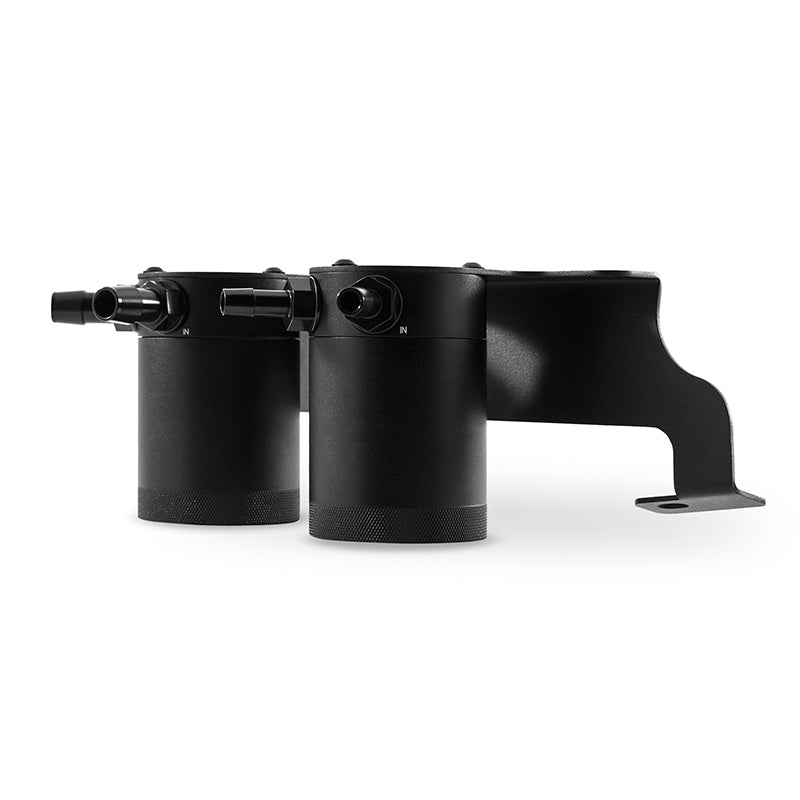 Mishimoto 2016+ Chevrolet Camaro 2.0T Baffled Oil Catch Can Kit - Black - #MMBCC-CAM4-16SBE