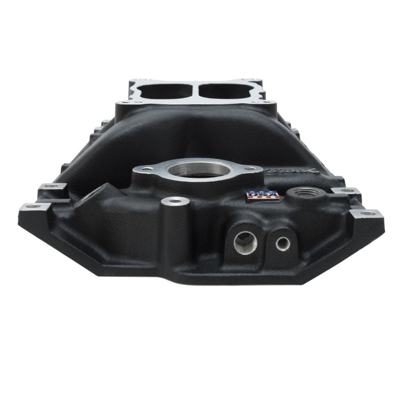 Edelbrock 21163 Intake SBC Performer Vortec Black