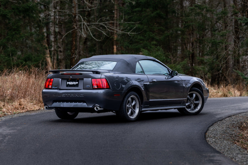 MBRP S7221AL 99-04 Ford Mustang GT/Mach 1 2.5in Dual Split Rear AL Catback Exhaust w/ 3.5in Dual Wall Tips - #S7221AL