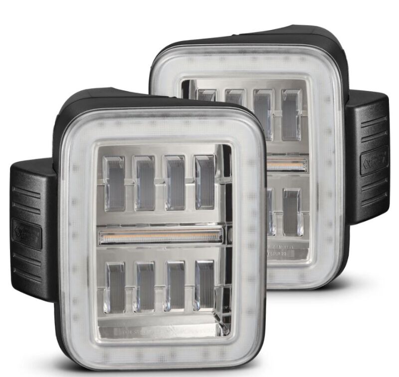 AlphaRex 602060 19-24 Jeep Gladiator JT Nova-Series Prismatic LED Tail Lights - Chrome