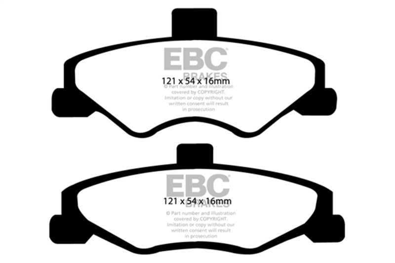 EBC 98-02 Chevrolet Camaro (4th Gen) 3.8 Yellowstuff Rear Brake Pads DP41323R