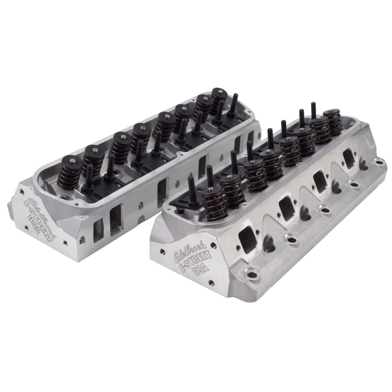 Edelbrock 5025 Cylinder Head E-Street Small Block Ford 2.02 Intake (Complete Pair)