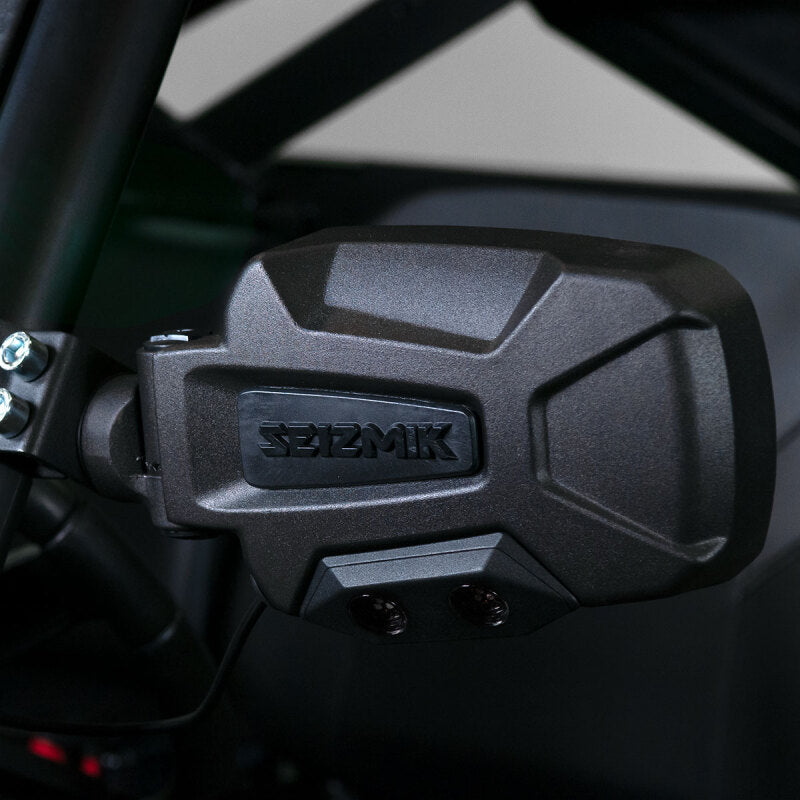 Seizmik 24+ Pol/Cam/Hon/Kaw Pursuit Night Vision LED Sideview Mirror-Adj. 1.75-2 in. ROP Clamp Pair 56-18111