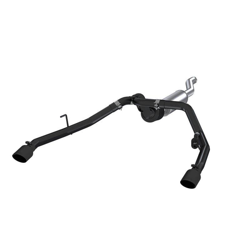 MBRP 2020 Jeep Gladiator 3.6L 2.5in Cat Back Exhaust Black Coated