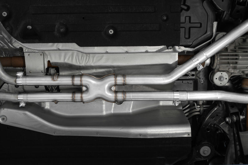 MBRP S5205AL Armor Lite Cat-Back Exhaust - 2.5-Inch Quad Rear Exit | Aluminized