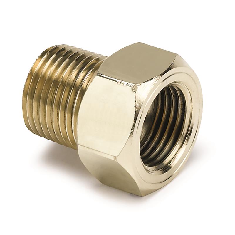 AutoMeter 2263 3/8in Brass NPT Mechanical Temperature Adapter