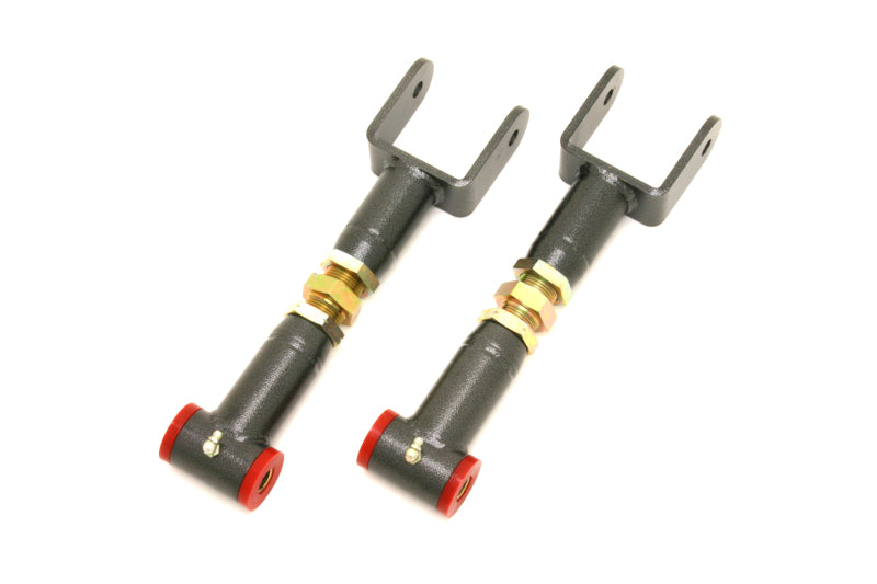 BMR 1991-1996 B-Body Upper Control Arms On-Car Adj. Extended Length (Poly) - Black Hammertone