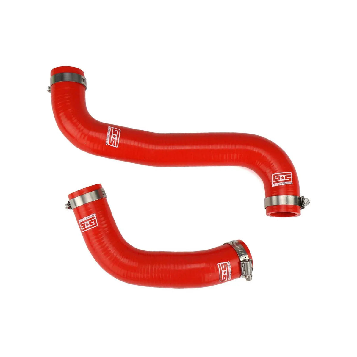 GrimmSpeed GRM405326 for 08-14 Subaru WRX / 08-17 Subaru STi / 09-13 Subaru Forester XT Radiator Hose Kit - Red