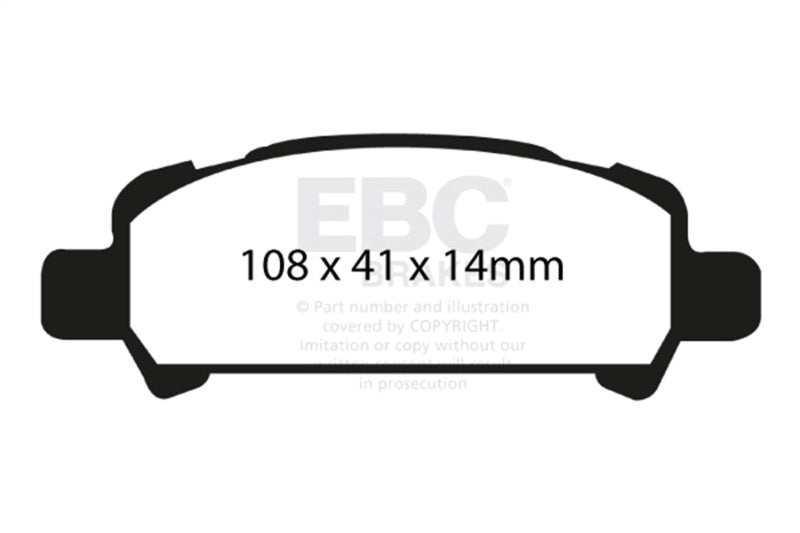 EBC 01-02 Subaru Impreza 2.0 Turbo WRX Bluestuff Rear Brake Pads DP51293NDX