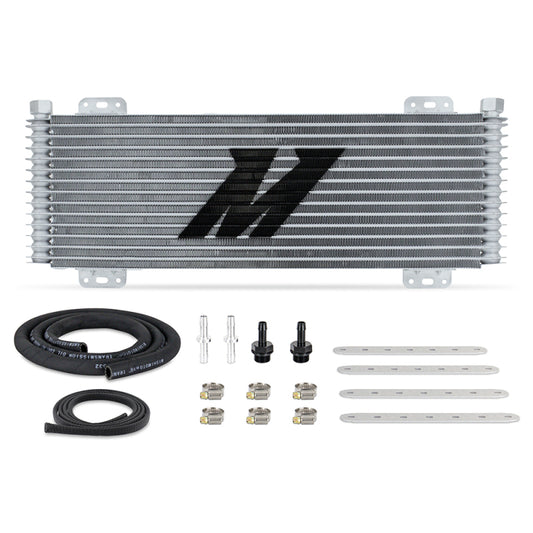 Mishimoto 13-Row Stacked Plate Transmission Cooler - Silver - #MMTC-SP-13SL