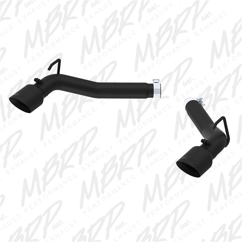 MBRP Chevy Camaro V6 3.6L 3in Black Coated Axle Back Muffler Delete