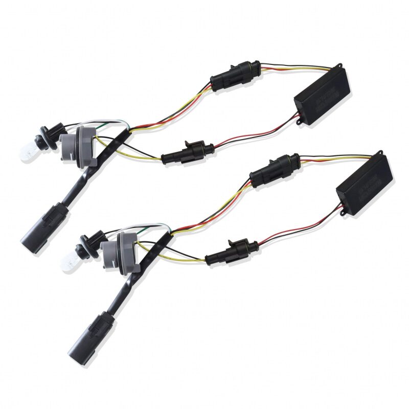 AlphaRex 640013 19-22 Dodge Ram 2500/3500 Stock LED Tail Light to AlphaRex Tail Light Converters - Pair