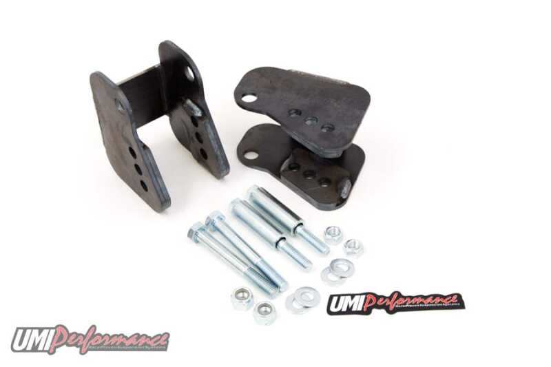UMI Performance 2010 Lower Control Arm Relocation Brackets Weld-In