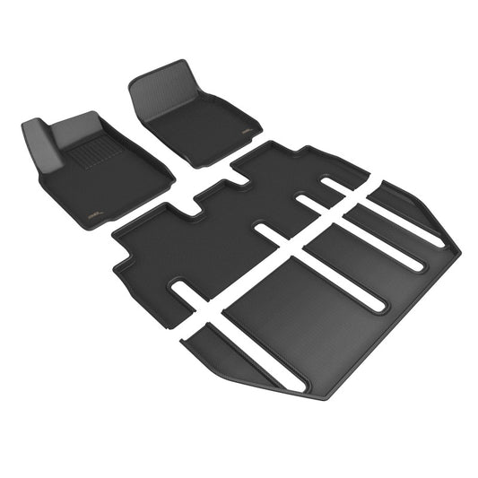 3D MAXpider Kagu Front, Rear & 3rd Row Floor Mats for 2022-2024 Tesla Model X