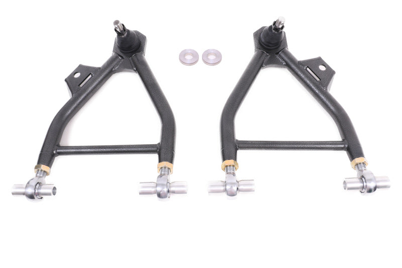 BMR 94-04 Mustang Lower A-Arm (Coilover Only) with Adj. Rod End and STD. Ball Joint - Black Hammertone