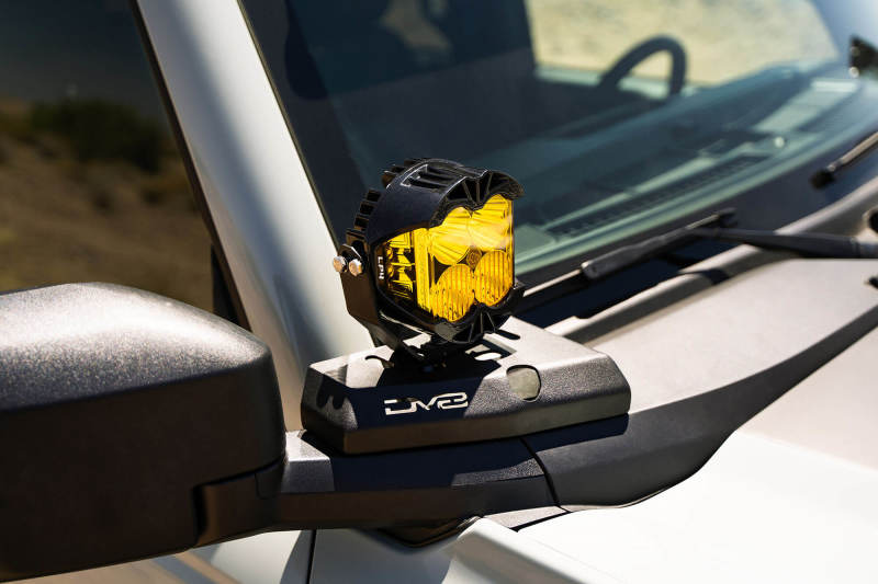 DV8 21-22 Ford Bronco A-Pillar Pod Light Mounts - #LBBR-02