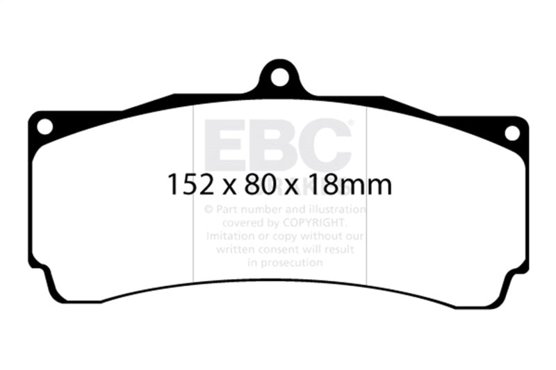 EBC Brakes Bluestuff Street and Track Day Brake Pads DP5006NDX