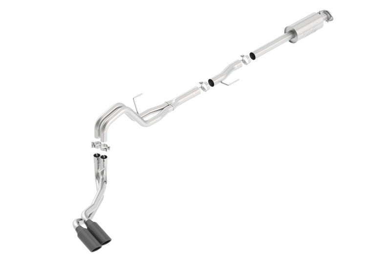 Borla 140619BC 15-16 Ford F-150 3.5L EcoBoost Ext. Cab Std. Bed Black Chrome CB Exhaust ATAK Truck Side Exit - #140619BC