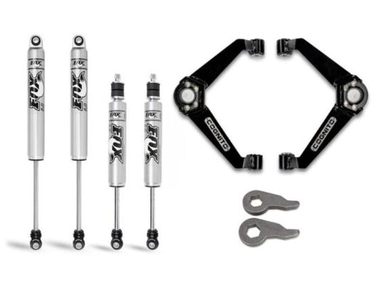 Cognito Motorsports 110-P0753 3-Inch Performance Leveling Kit with Fox PS 2.0 IFP Shocks for 2001-2010 Chevrolet Silverado / GMC Sierra 2500 HD / 3500 HD