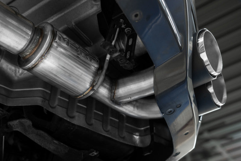 MBRP 2009-2023 Nissan GTR 3.8L SS 3.5in Cat-Back, Quad Carbon Tips