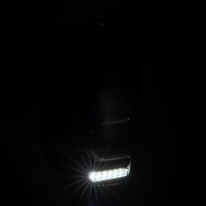 AlphaRex 672040 14-21 Toyota Tundra LUXX LED Taillights Black w/Activation Light/Sequential Signal