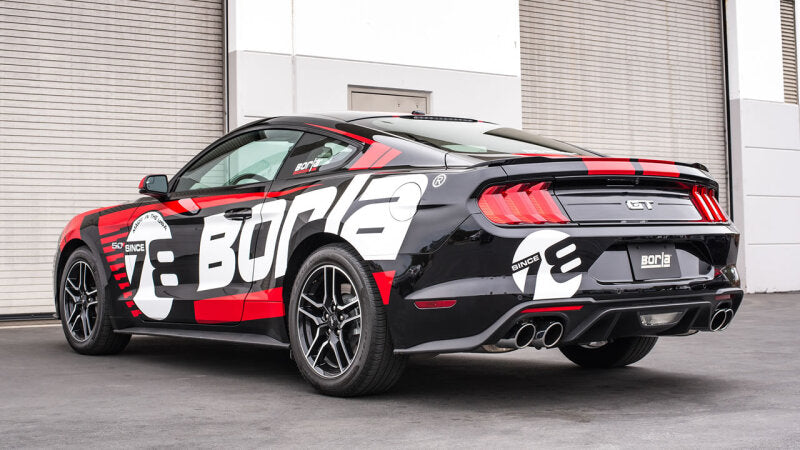 Borla 11951 2018 Ford Mustang GT 5.0L AT/MT 2.5in S-Type Exhaust w/ Valves (Rear Section Only) - #11951