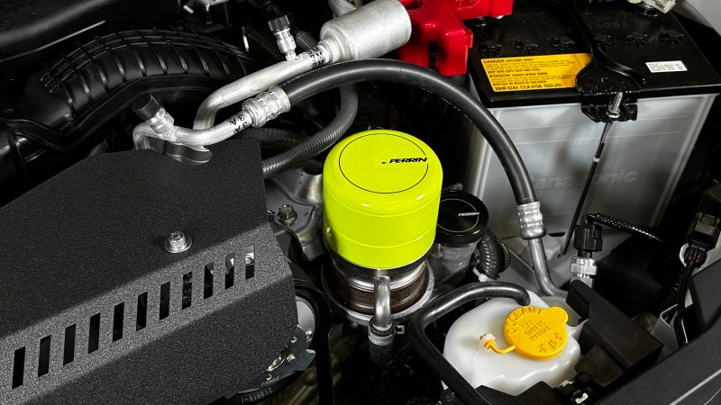 PERRIN 15-26 Subaru WRX & 13-26 BRZ/FR-S/86/GR86 Oil Filter Cover - Neon Yellow