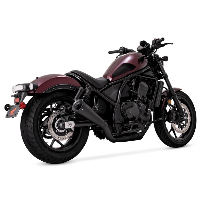 Vance & Hines 48425 Upsweep Slip-On Black for 2021-2024 Honda Rebel 1100