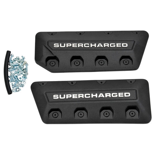 Edelbrock 41149 Coil Cover Kit 2018-2019 Ford Mustang 5.0L GT with Edelbrock R2650 Supercharger