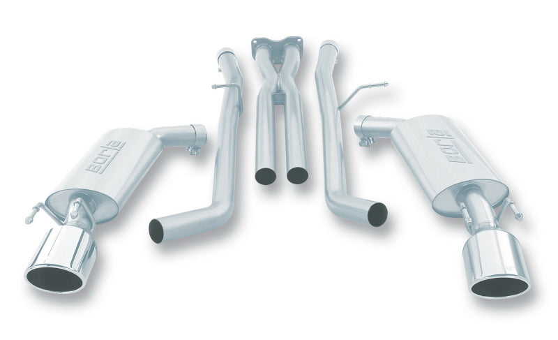 Borla 140165 05-06 Pontiac GTO Coupe 2dr 6.0L 8cyl AT/MT 4spd/6spd RWD SS Catback Exhaust w/ inXin Pipe - #140165