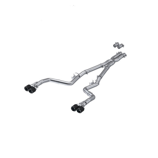 MBRP S71143CF Armor Pro Cat-Back Exhaust - Quad Rear Exit | 2015-2023 Dodge Challenger 5.7L/6.2L/6.4L HEMI