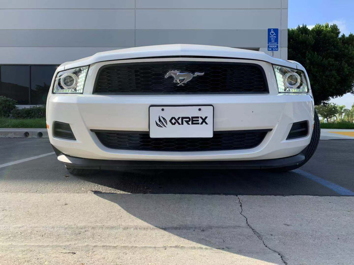 AlphaRex 880117 10-12 Ford Mustang LUXX LED Projector Headlights Plank Style Chrome with Activation Light/Sequential Signal