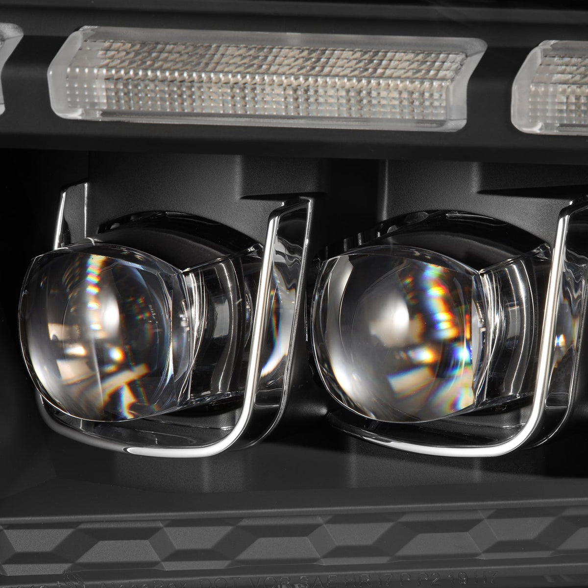 AlphaRex 880489 10-12 Ford Mustang NOVA-Series LED Projector Headlights Black with Activation Light & Sequential Signal /Switchback DRL