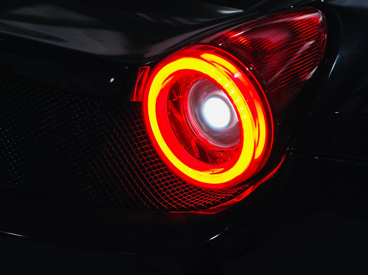 AlphaRex 668001 10-15 Ferrari 458 NOVA-Series Prismatic LED Tail Lights Smoke