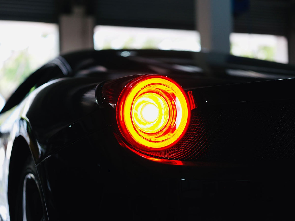 AlphaRex 668001 10-15 Ferrari 458 NOVA-Series Prismatic LED Tail Lights Smoke