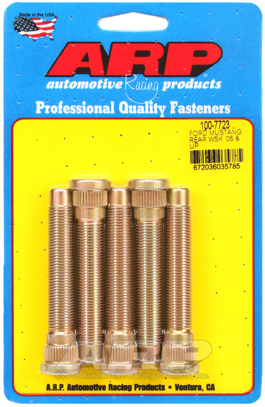 ARP 100-7723 for 05-14 Ford Mustang Rear Wheel Stud Kit (5 studs)