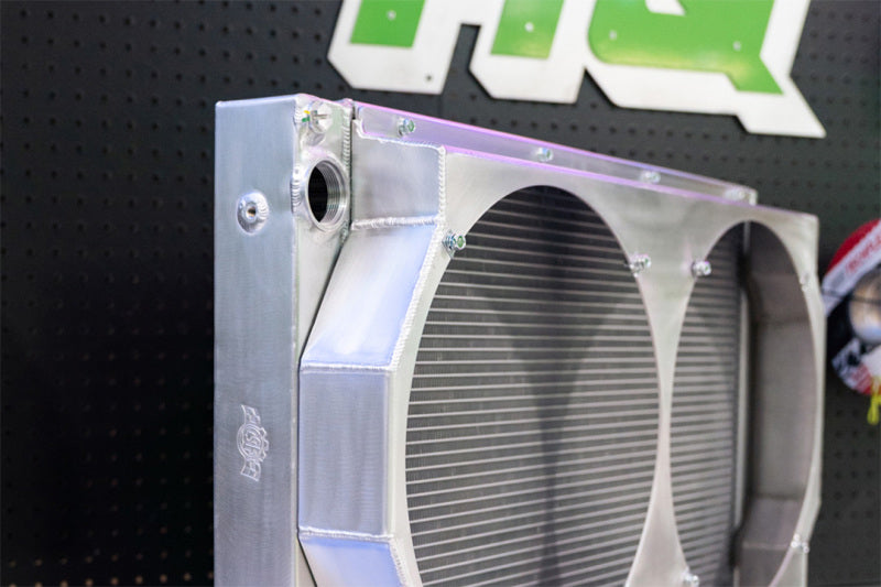 CSF 8374 Motorsport Radiator with Shroud - 14in SPAL Brushless Fans - Harnesses