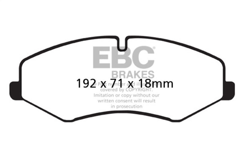 EBC 10-14 Land Rover LR4 5 Yellowstuff Front Brake Pads DP42060R
