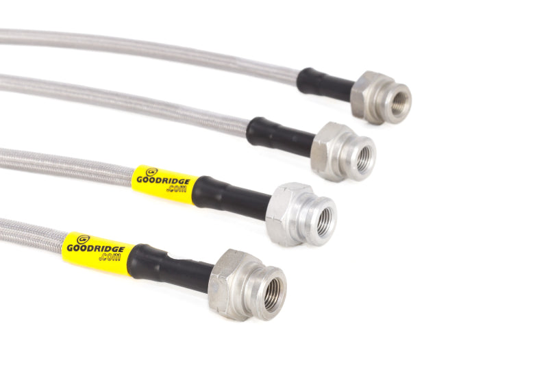 Goodridge 09-14 Honda Fit (Non-EV Models) Stainless Steel Brake Line Kit 20114