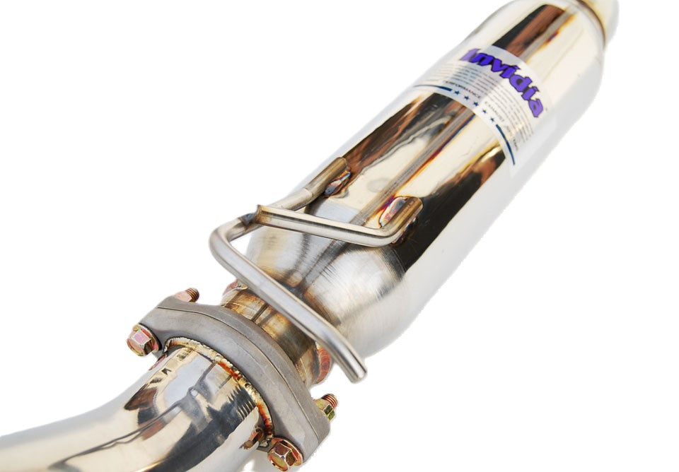 Invidia HS14HC2GTT 14-16 Honda Civic Si Coupe N1 70mm Titanium tip Cat-Back Exhaust