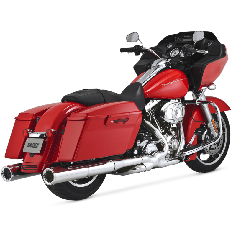 Vance & Hines 16463 Hi-Output Slip-Ons Chrome for 2017-2026 Harley-Davidson Touring