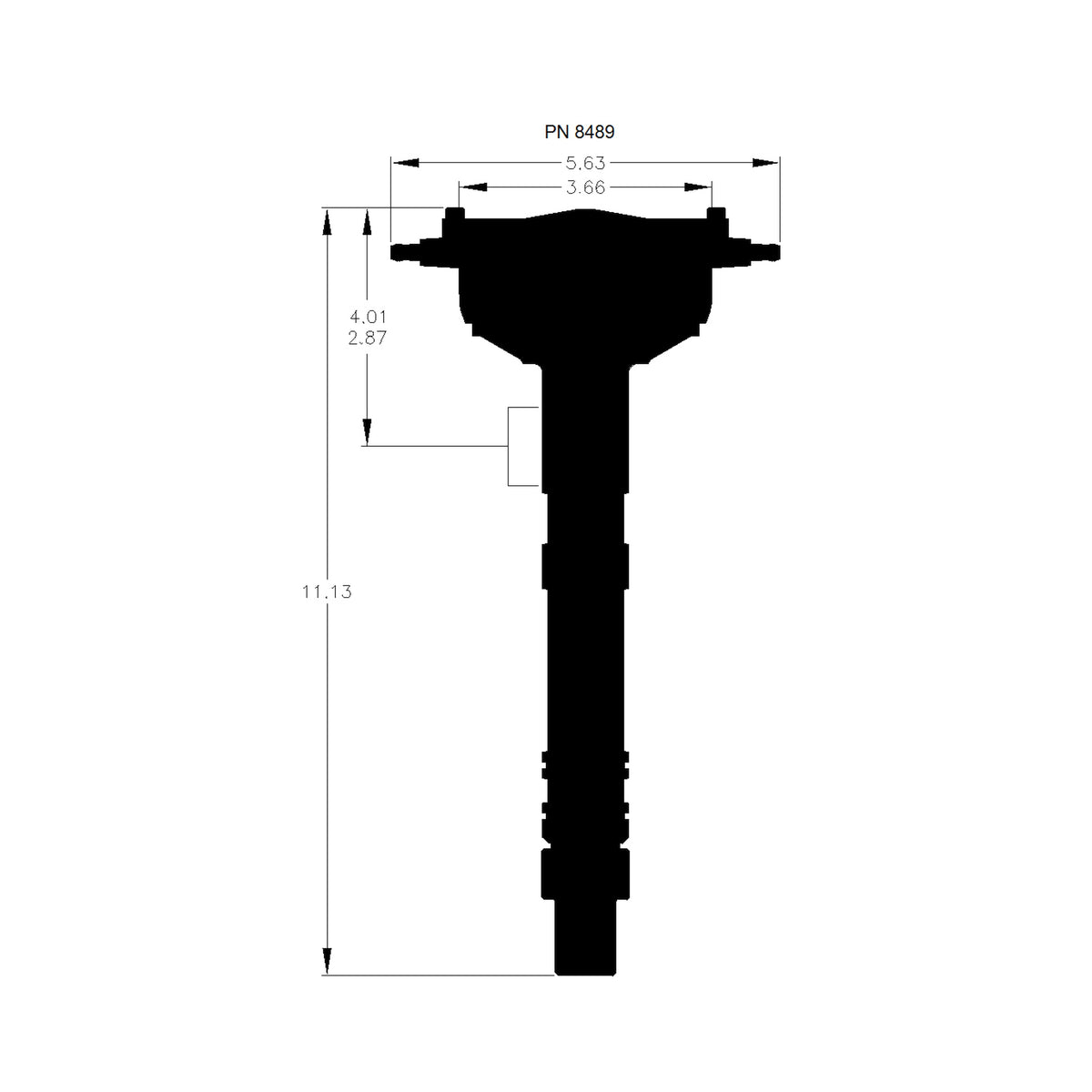 MSD 8489 for Chevy Crab Cap Crank Trigger Distributor