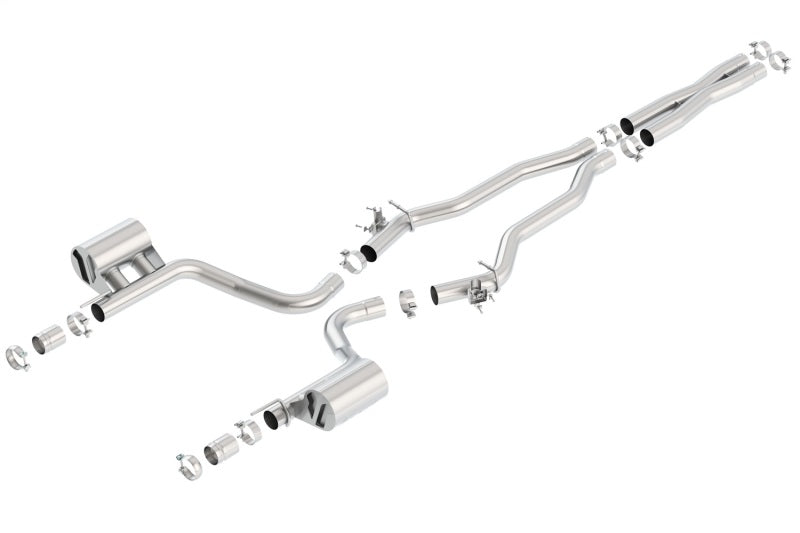 Borla 140648 15-16 Dodge Challenger Hellcat 6.2L V8 ATAK w/ Valve Simulator CB Exhaust Factory Valance - #140648