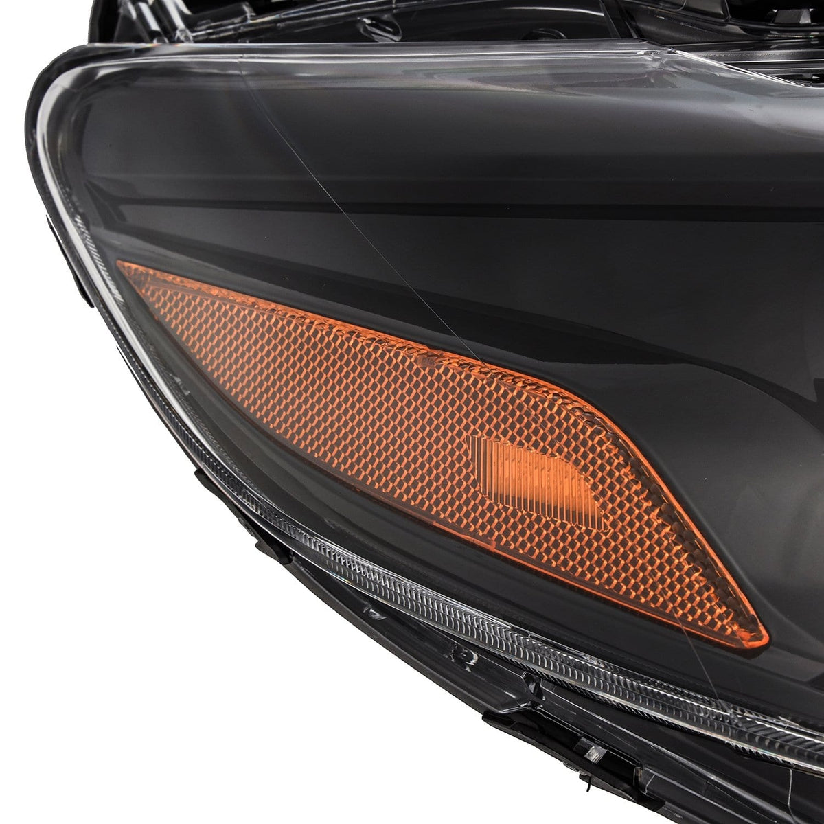 AlphaRex 880765 11-21 Toyota Sienna LUXX LED Projector Headlights Plank Style Alpha Black with Sequential Signal/DRL