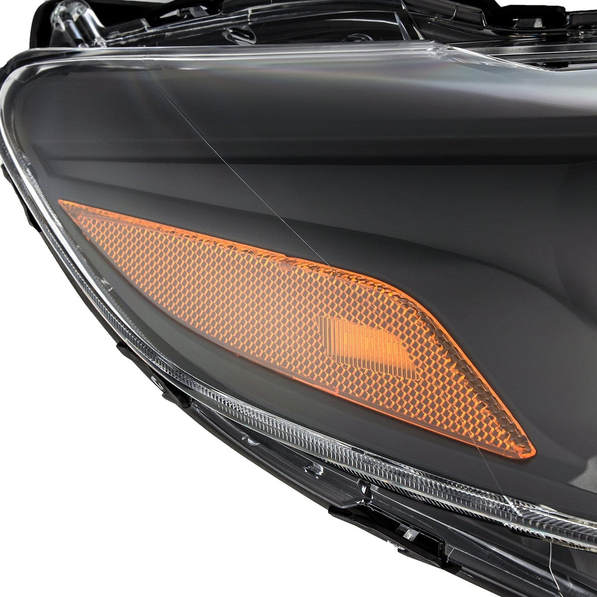 AlphaRex 880766 11-21 Toyota Sienna LUXX LED Projector Headlights Plank Style Black with Sequential Signal/DRL